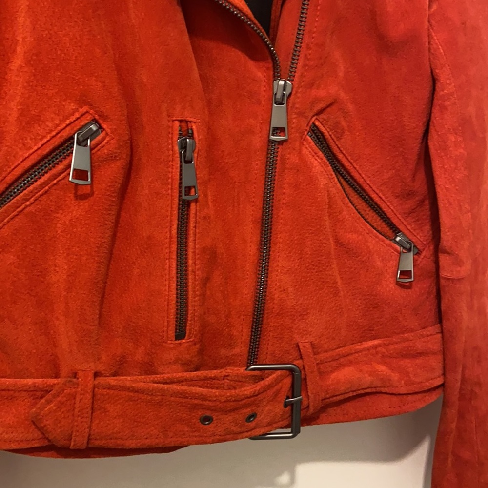RED leather jacket by Bagatelle NYC - Picture 3 of 6